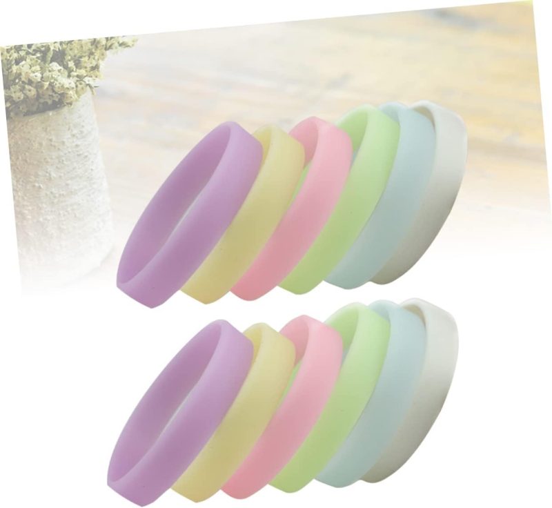 12Pcs Silicone Wristbands Party Bracelets for Festivals Sports School Events and Carnival Celebrations - Image 2