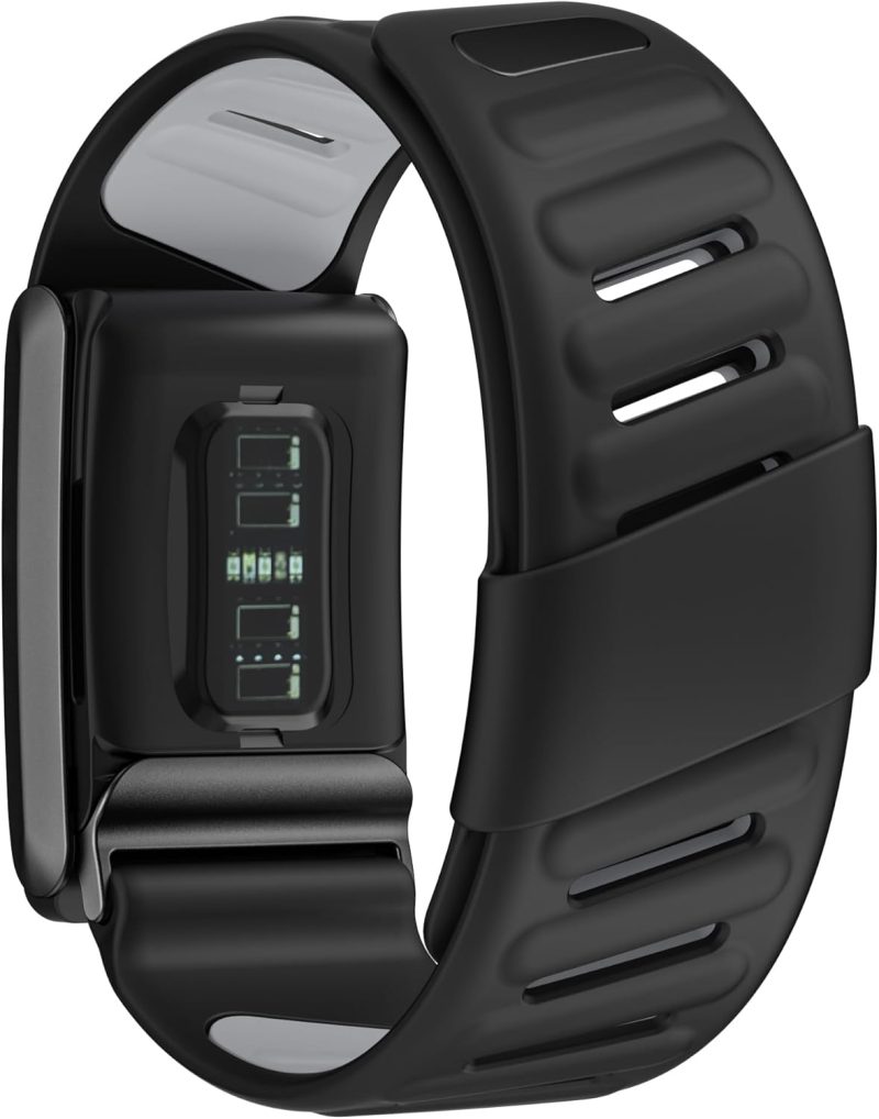 Comfort Durable Silicone Wristband Compatible with  4.0 Band, Soft Silicone Sports Loop Strap for Men & Women, with U Shapped Connector - Image 2