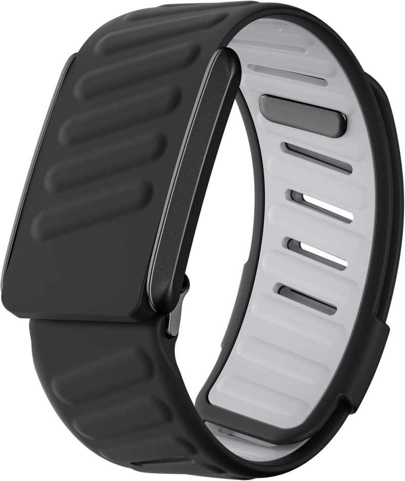 Comfort Durable Silicone Wristband Compatible with  4.0 Band, Soft Silicone Sports Loop Strap for Men & Women, with U Shapped Connector