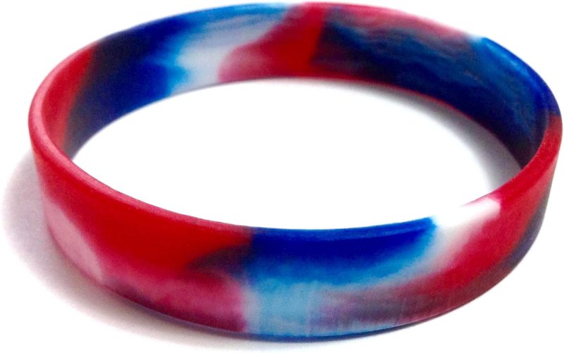 1 Dozen (12) Multi-Pack Blank Rubber Wristbands Silicone Bracelets - Select from a Variety of Colors - Image 2
